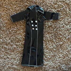 Vintage Barbie Clone Maddie Mod rain jacket long trench coat 1970s